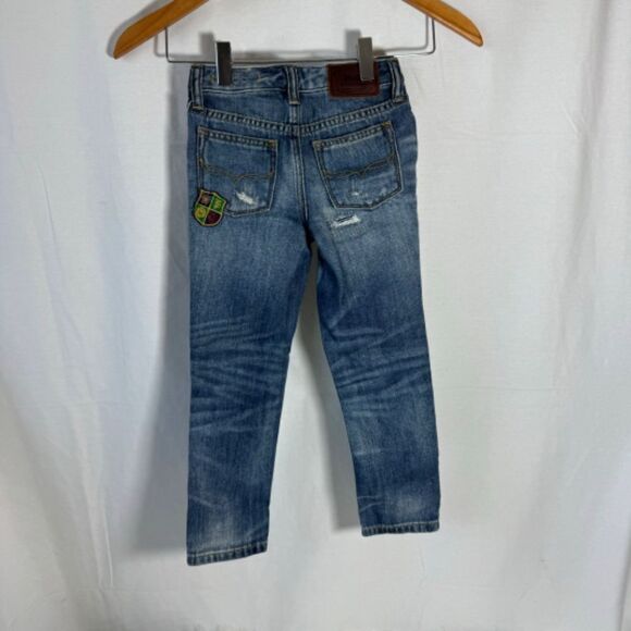 Polo Ralph Lauren Vintage Boyfriend Skinny Jeans Girls Sz 5 - Picture 8 of 15